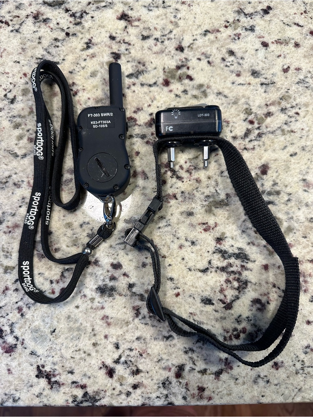 Black Remote Trainer with Lanyard